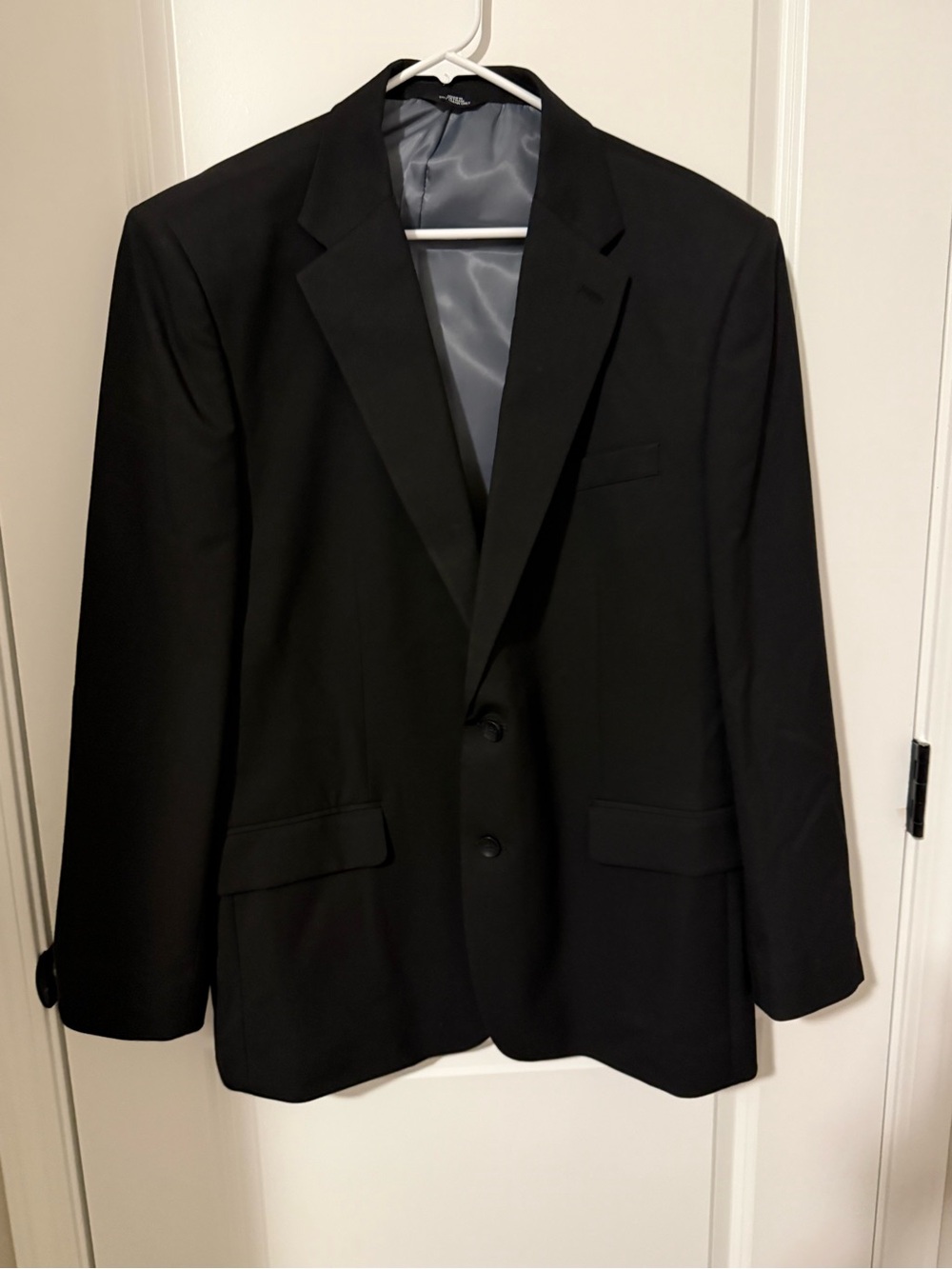 J.M. Haggar Classic Fit Black Men's Two-Button Suit Blazer‎